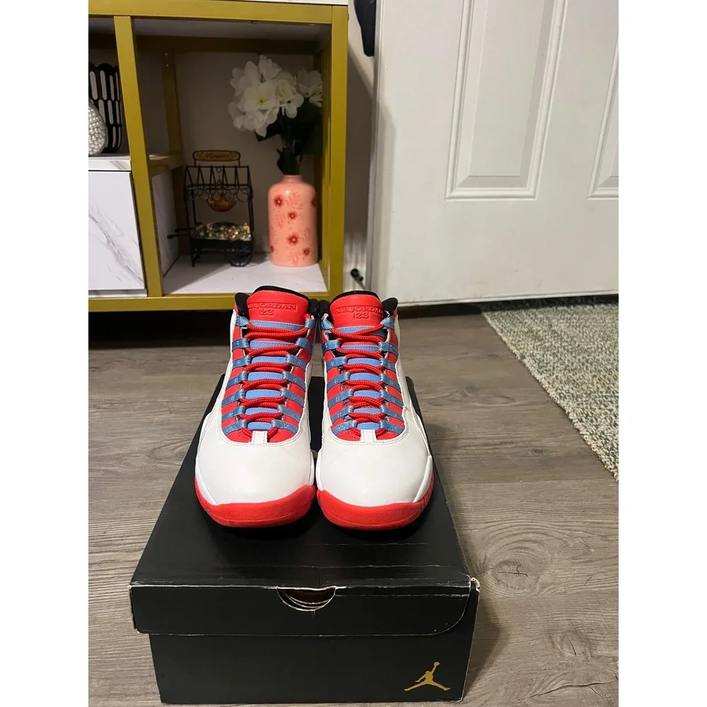 Air Jordan 10 Retro Men's City Pack Chicago 310805-114 Size 7